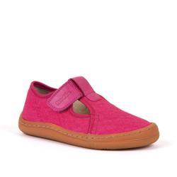 Dječje platnene barefoot cipele - CANVAS T-BAR-2 thumb