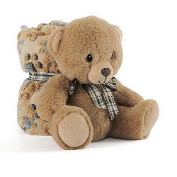 2 u 1 dekica sa igračkom medo