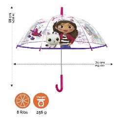 Dječji kišobran Gabby's Dollhouse-6 thumb